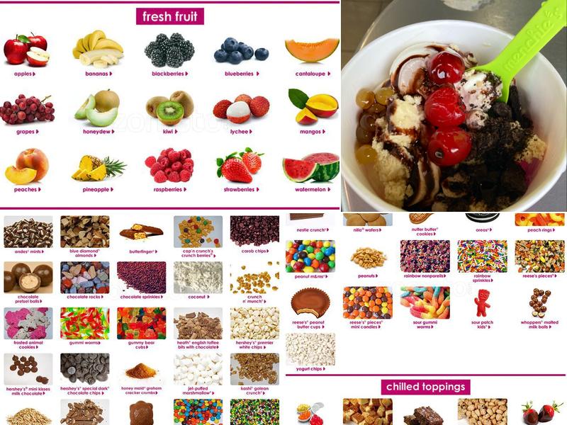 Menchie's Barrhaven Menu