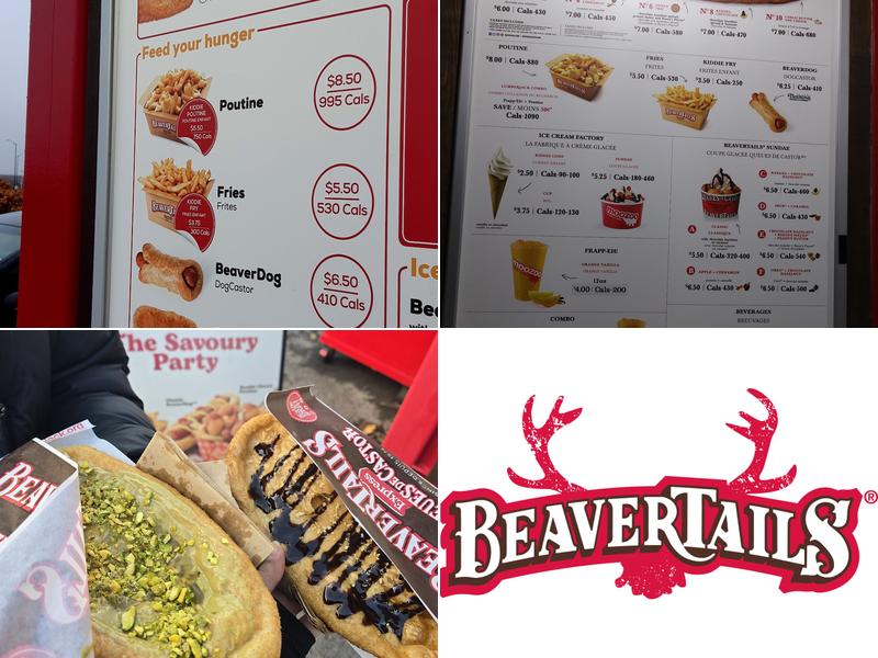 BeaverTails Tanger Outlets Menu