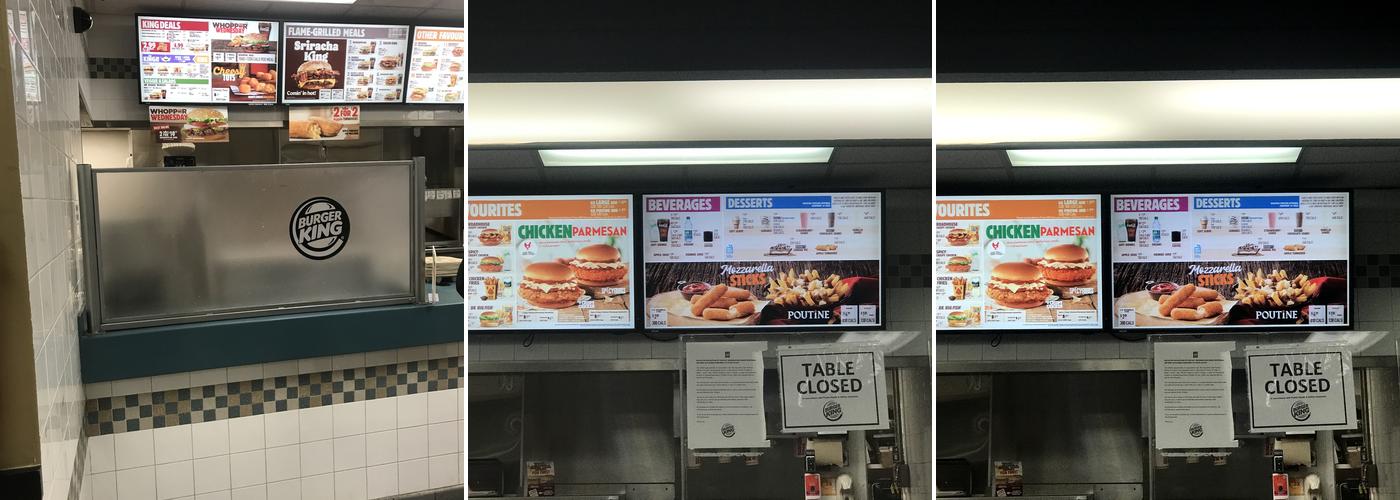 Burger King Menu