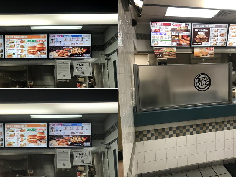 Burger King Menu
