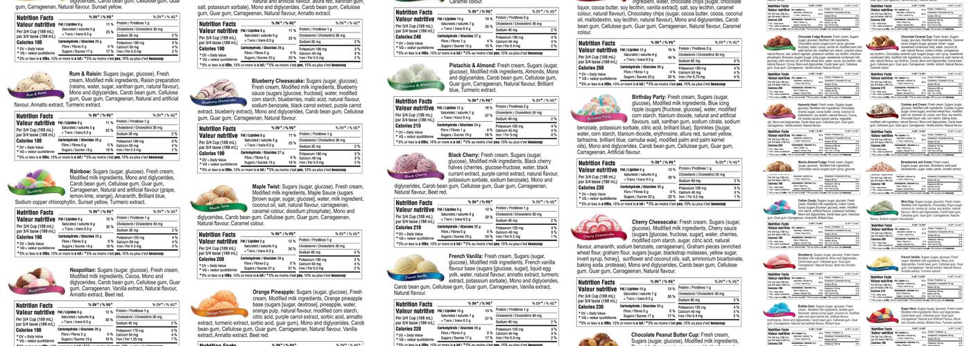 Cup or Cone Creamery Menu