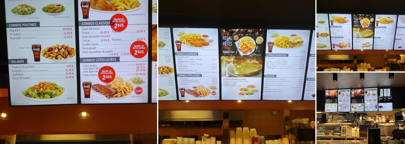 St-Hubert Express Menu