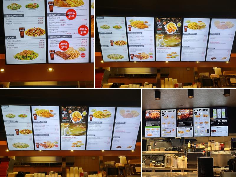 St-Hubert Express Menu