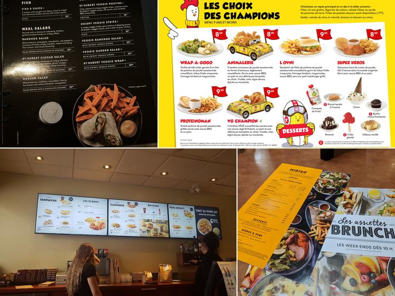 Rôtisserie St-Hubert Menu