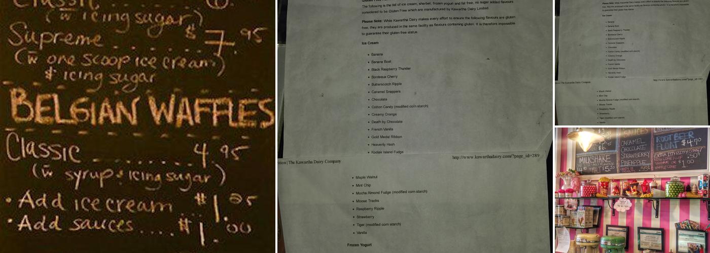 Ice Cream Junction Menu