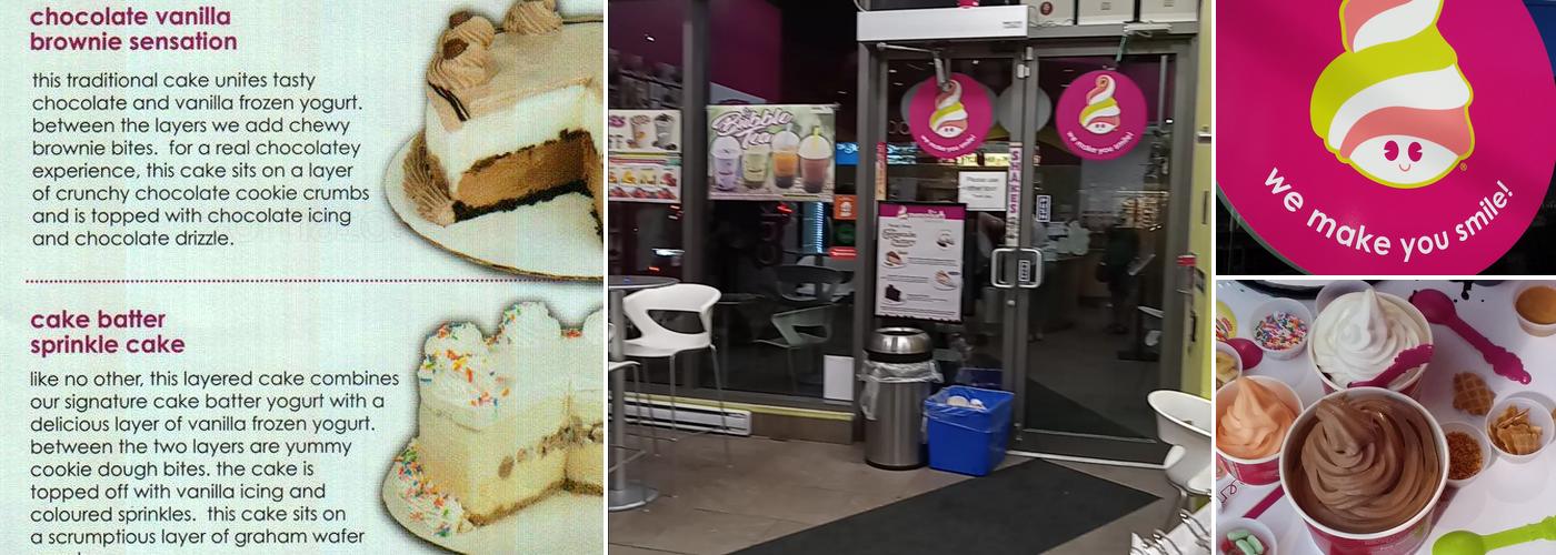 Menchie's Frozen Yogurt Menu