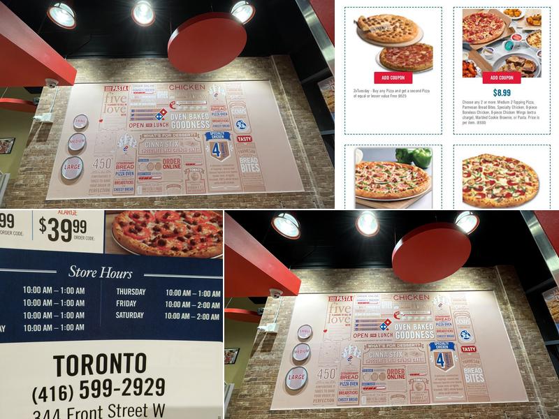 Domino's Pizza Menu