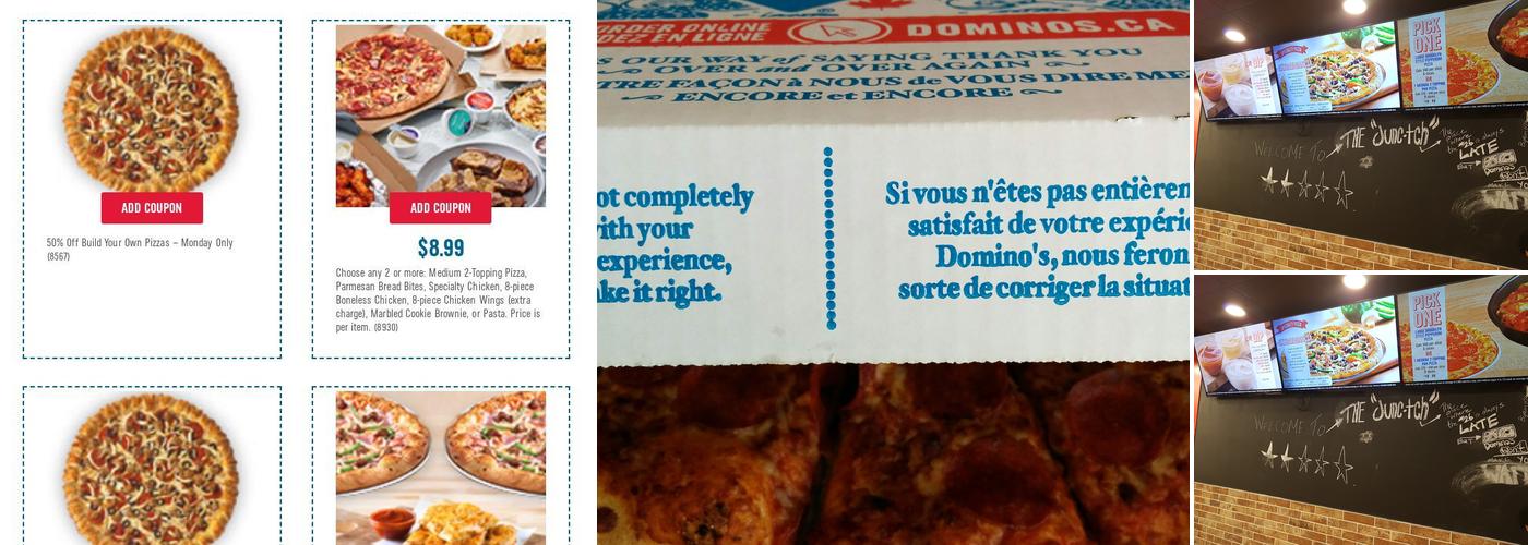 Domino's Pizza Menu