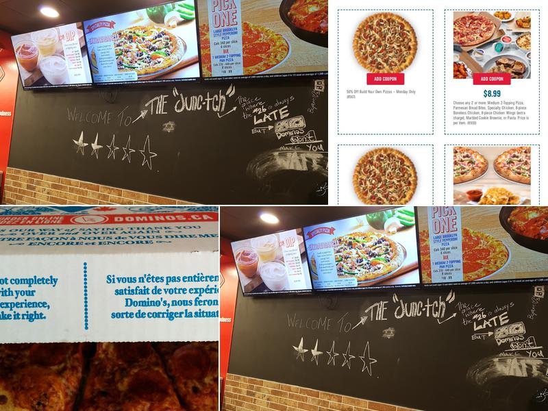 Domino's Pizza Menu