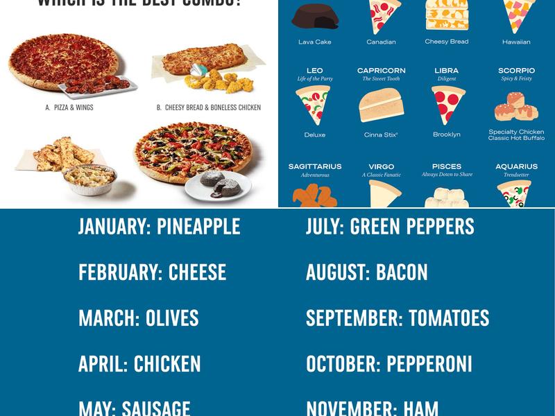 Domino's Pizza Menu