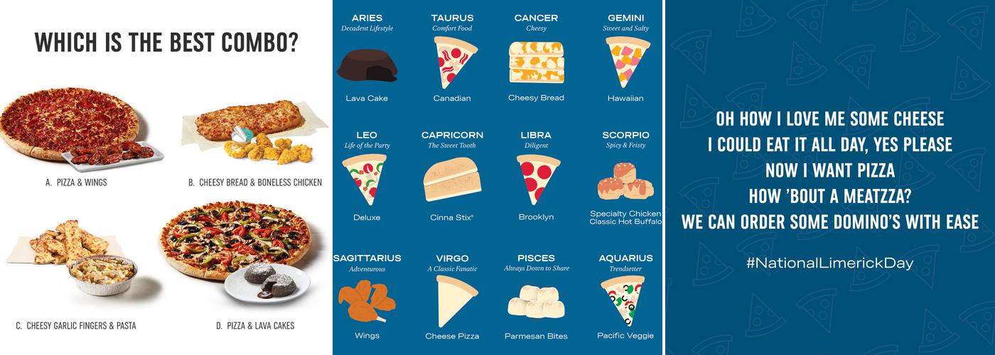 Domino's Pizza Menu