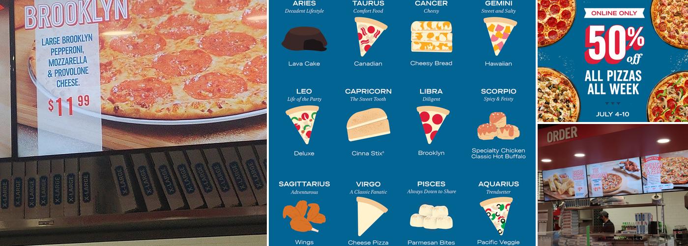 Domino's Pizza Menu