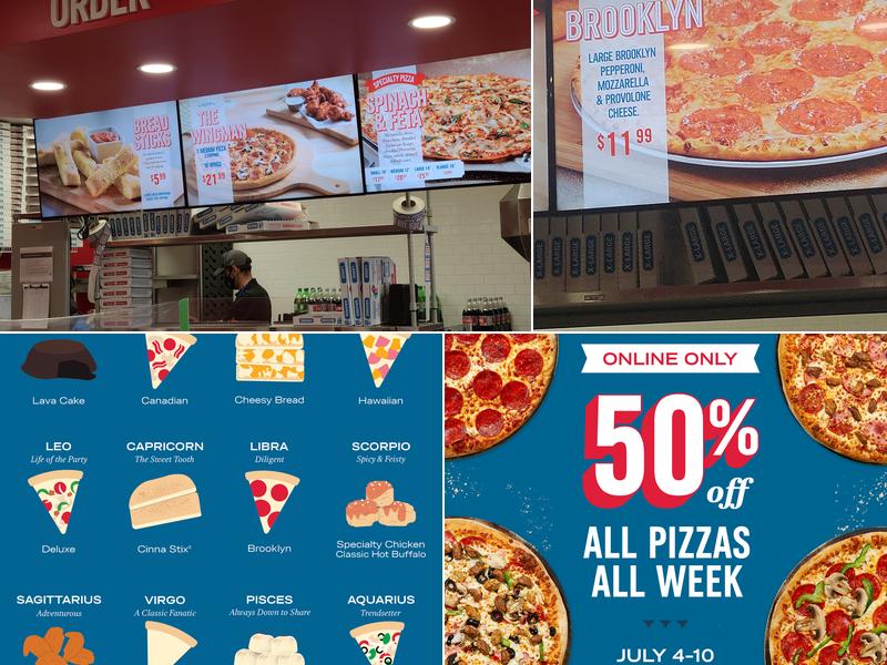 Domino's Pizza Menu