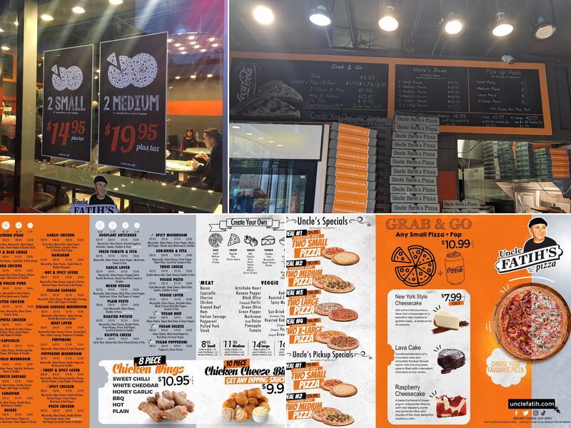 Uncle Fatih's Pizza - NELSON Menu