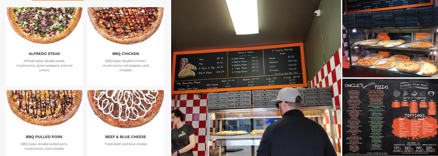 Uncle Fatih's Pizza - COMMERCIAL Menu