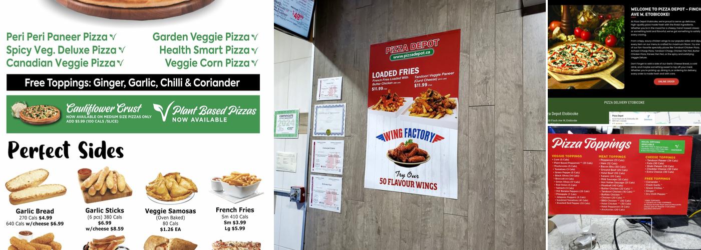 Pizza Depot Menu