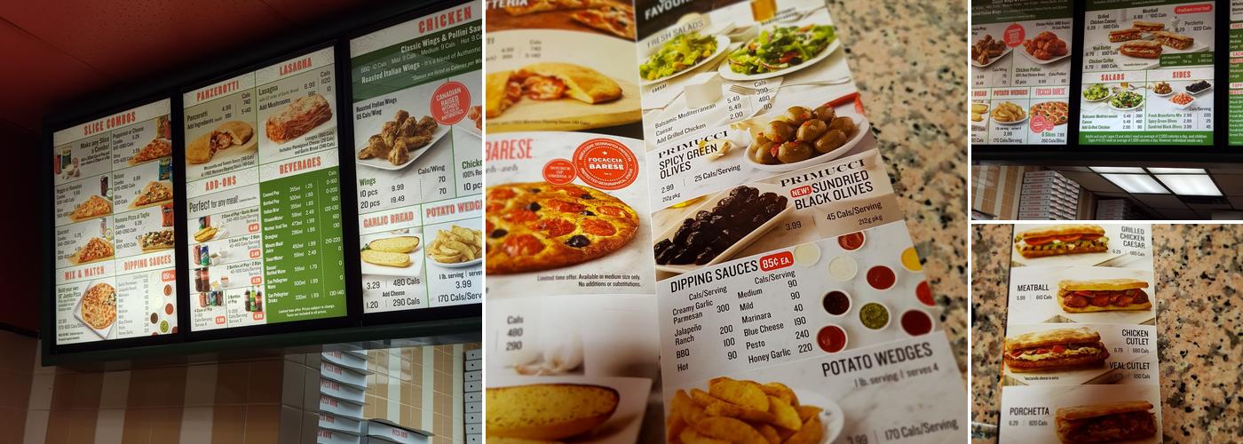 Pizza Nova Menu