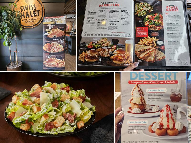 Swiss Chalet Menu