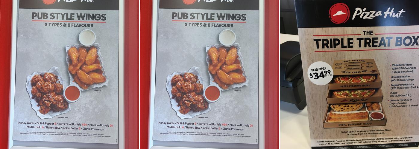 Pizza Hut Menu