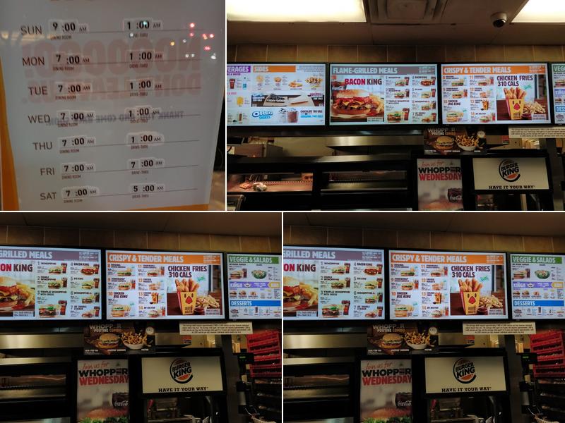 Burger King Menu