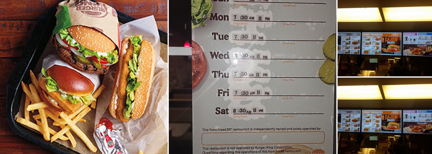 Burger King Menu
