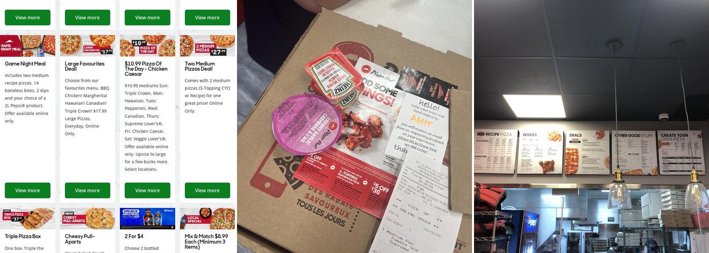 Pizza Hut Menu