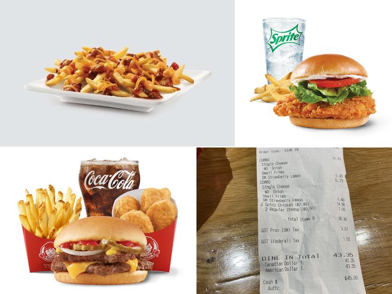 Wendy's Menu