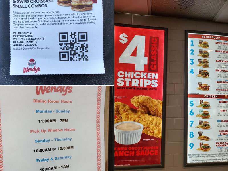 Wendy's Menu