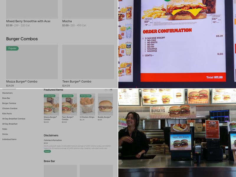 A&W Canada Menu