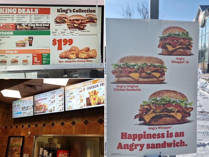 Burger King Menu