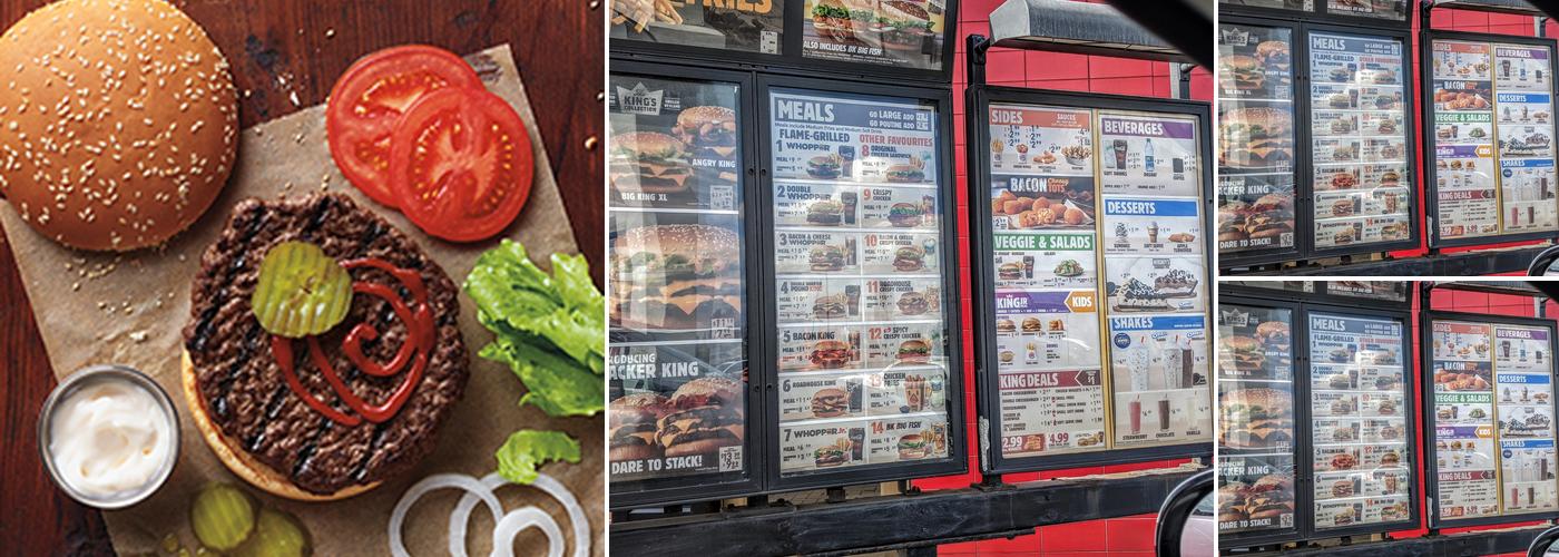 Burger King Menu