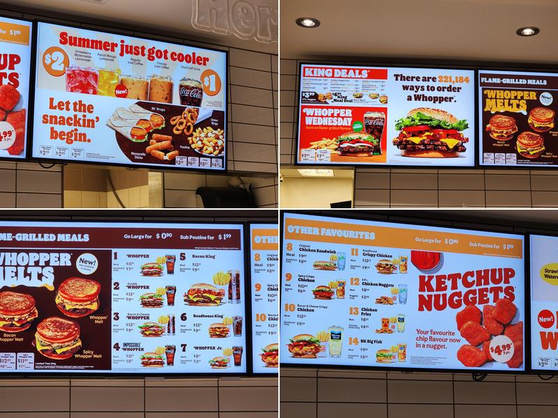 Burger King Menu
