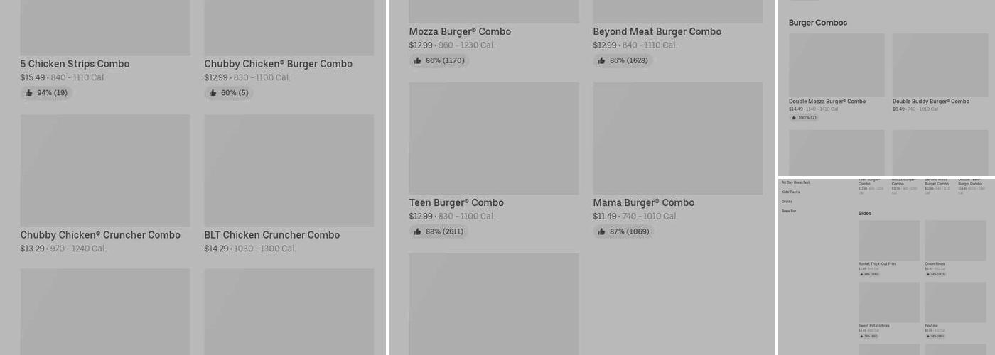 A&W Canada Menu
