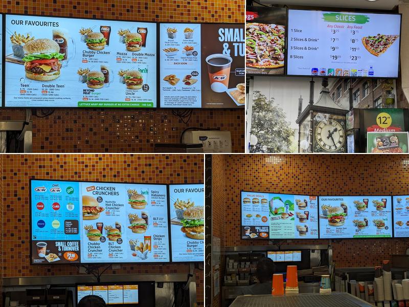 A&W Canada Menu