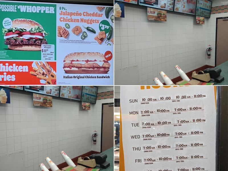 Burger King Menu