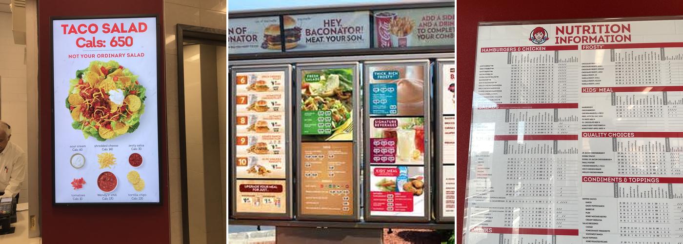 Wendy's Menu