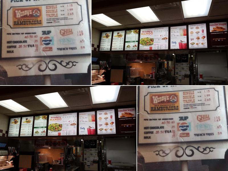 Wendy's Menu