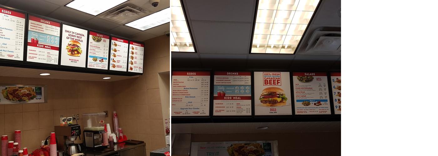 Wendy's Menu