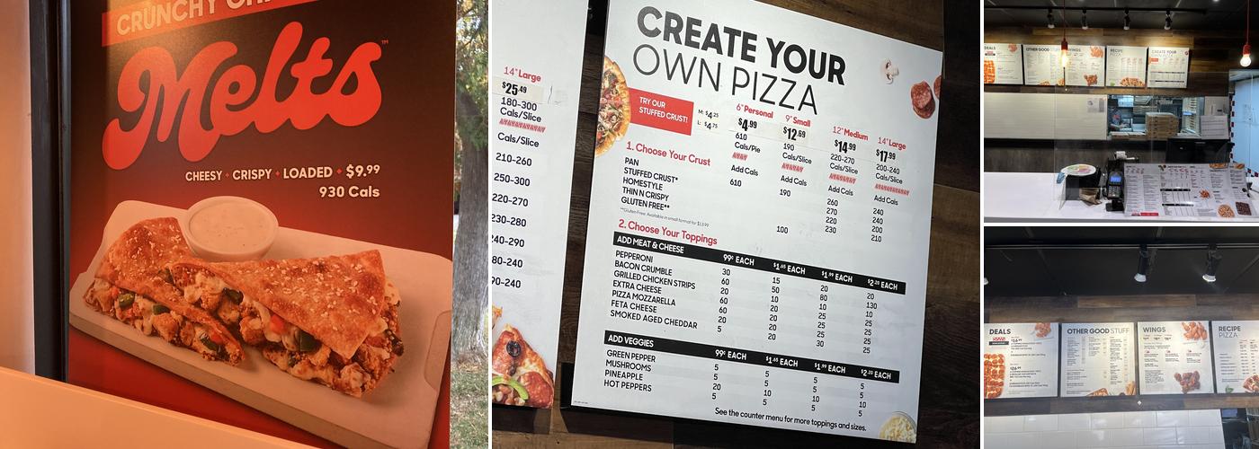 Pizza Hut Menu