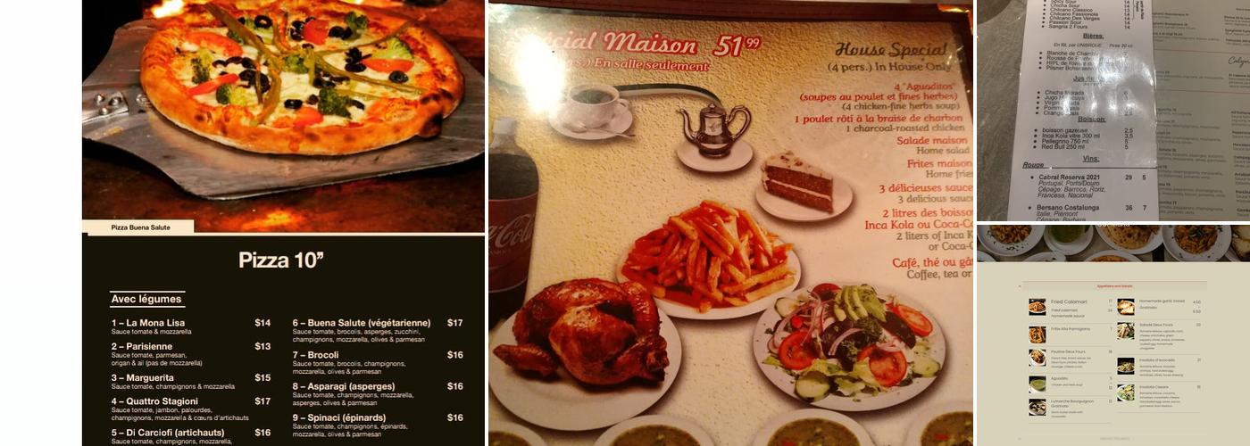 Les Deux Fours Menu