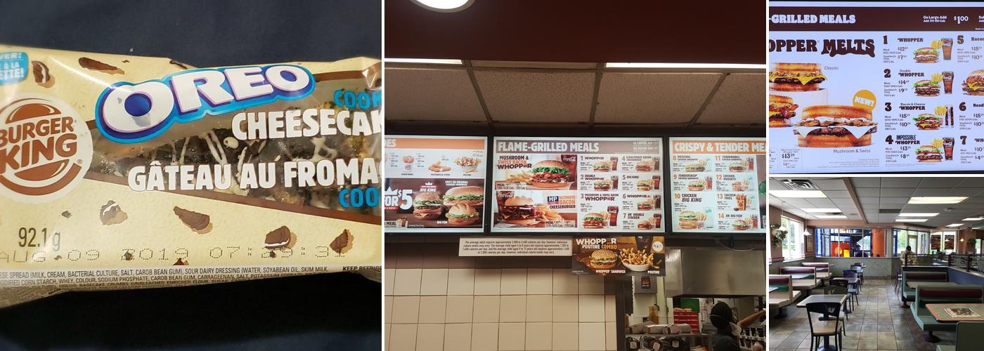 Burger King Menu