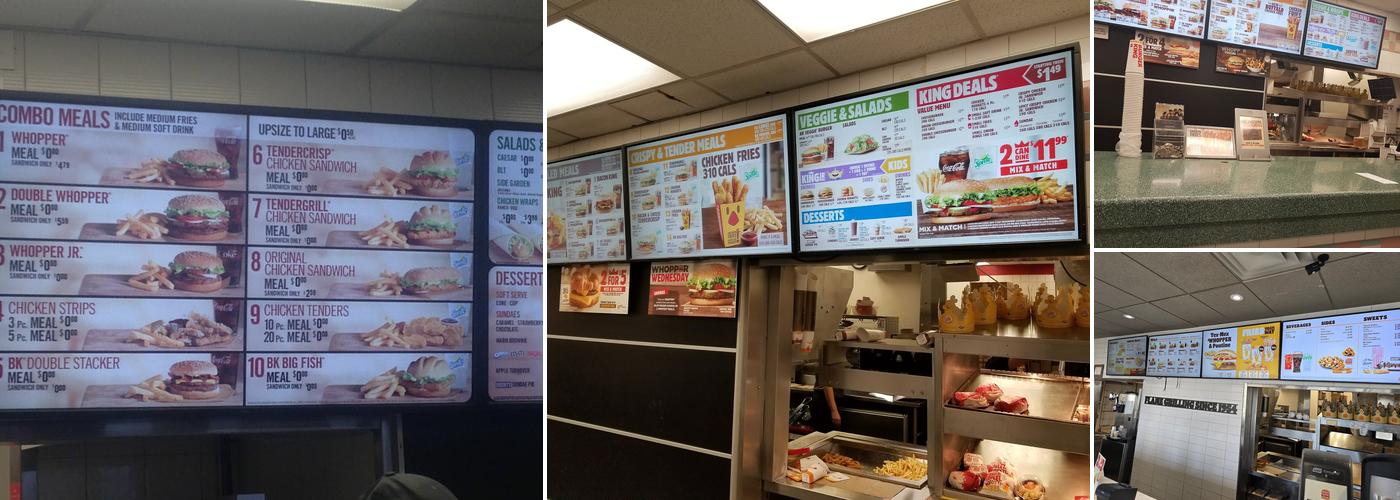 Burger King Menu