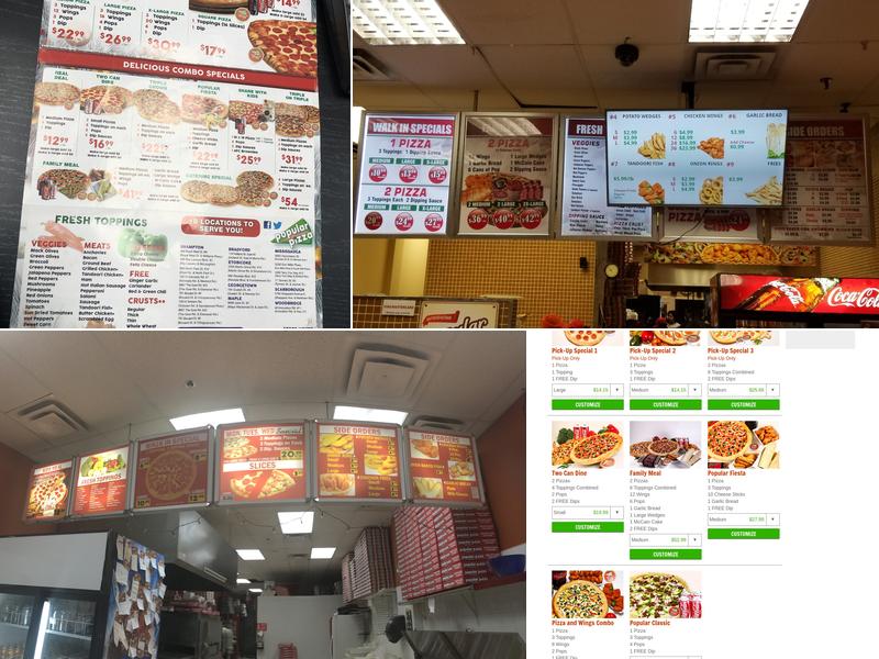 Popular Pizza Menu