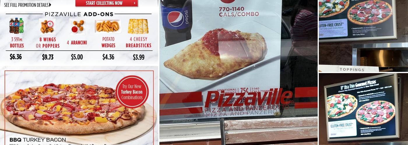 Pizzaville Menu