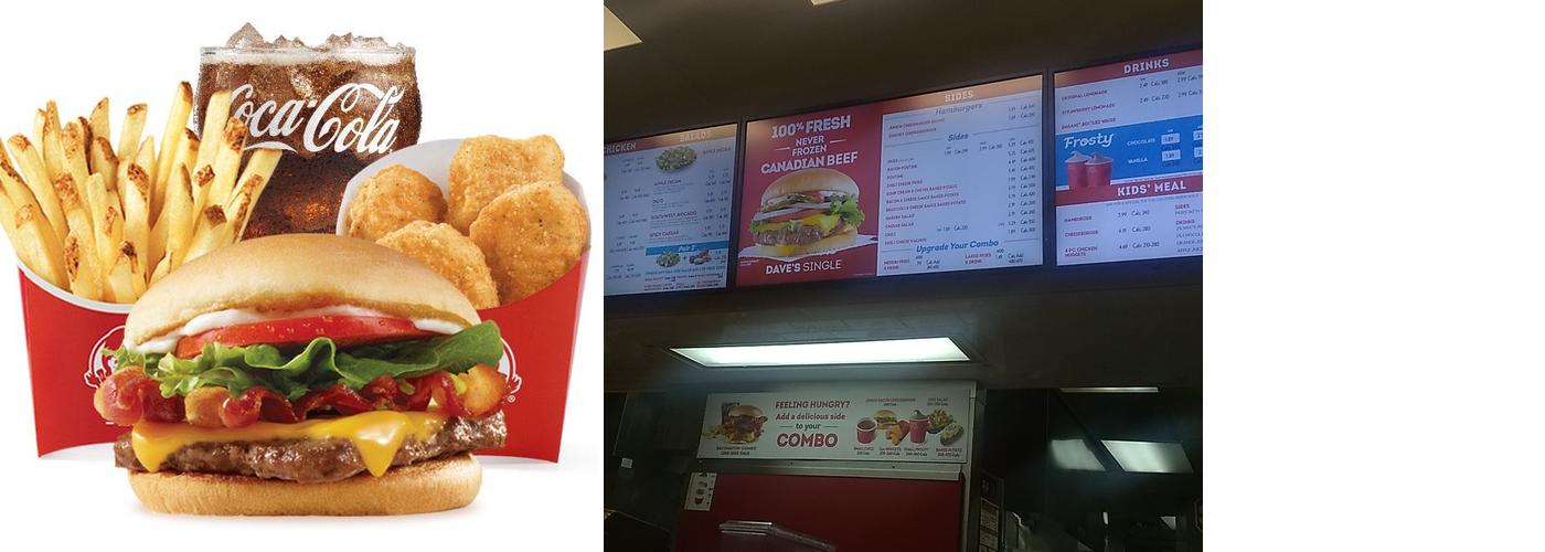 Wendy's Menu