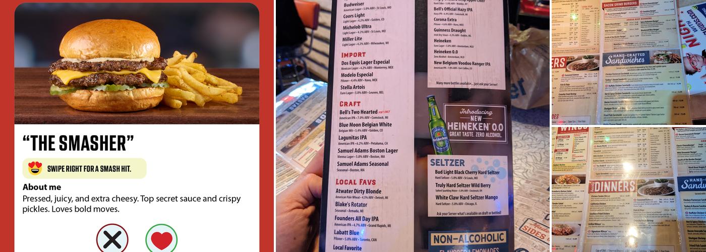 Bubba's 33 Menu