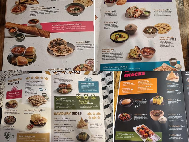 Brar's Trinity Common Menu