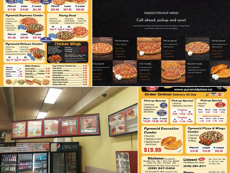 Pyramid Pizza & Wings Menu