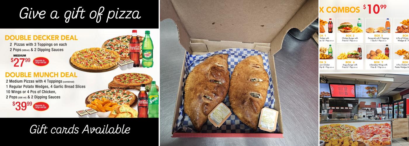 Double Double Pizza Menu