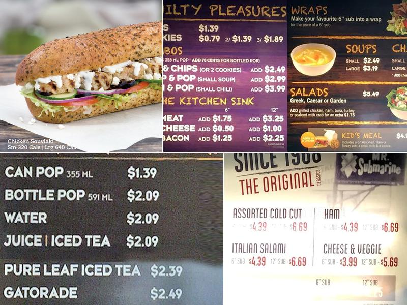 Mr.Sub Menu